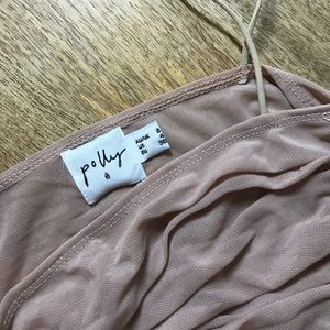 Mesh Ruched Bodysuit